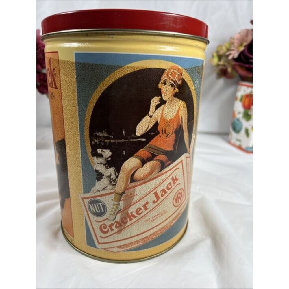 Vintage 1991 Cracker Jack Limited Edition Tin Can Container - Picture 6 of 16